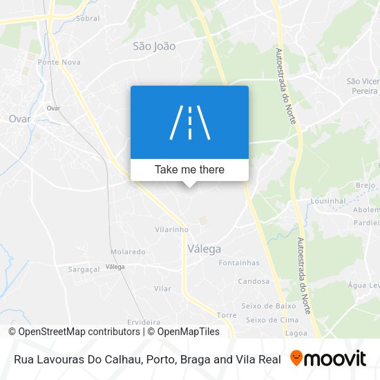 Rua Lavouras Do Calhau mapa