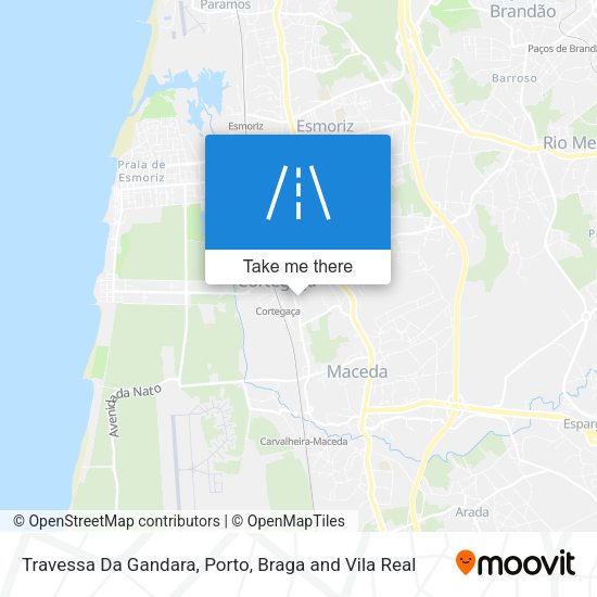 Travessa Da Gandara mapa