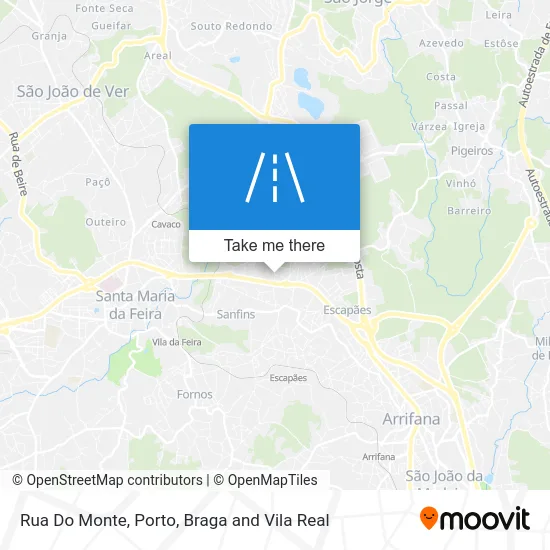 Rua Do Monte map