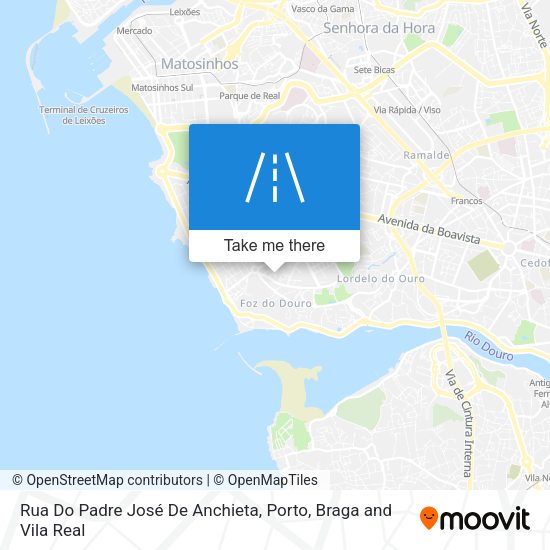 Rua Do Padre José De Anchieta map