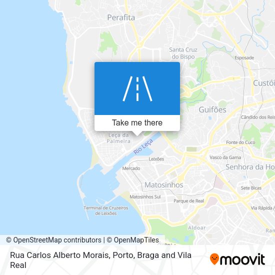 Rua Carlos Alberto Morais map