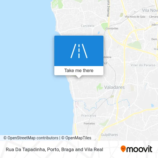 Rua Da Tapadinha map