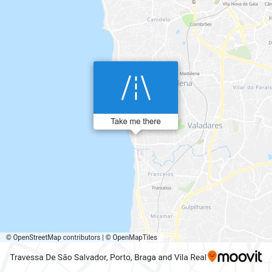 Travessa De São Salvador map