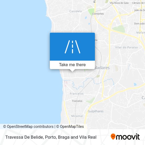 Travessa De Belide mapa