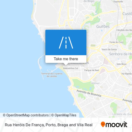 Rua Heróis De França mapa