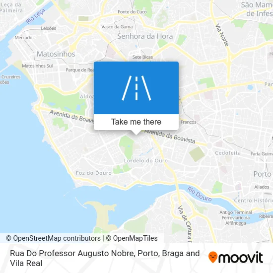 Rua Do Professor Augusto Nobre map