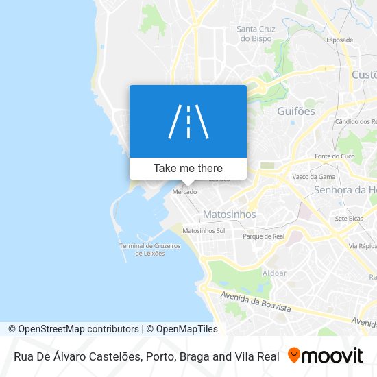 Rua De Álvaro Castelões mapa