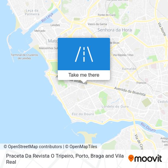Praceta Da Revista O Tripeiro mapa