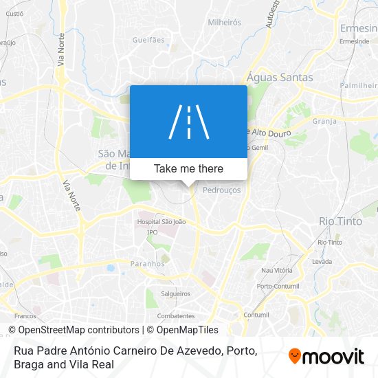 Rua Padre António Carneiro De Azevedo map