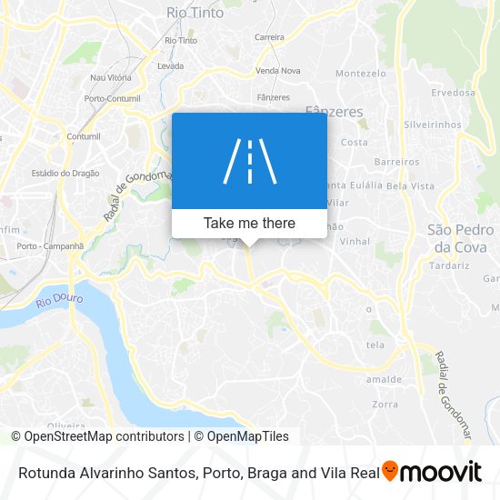 Rotunda Alvarinho Santos map