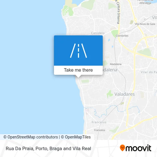 Rua Da Praia map