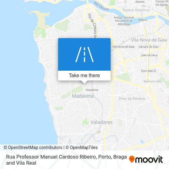 Rua Professor Manuel Cardoso Ribeiro map