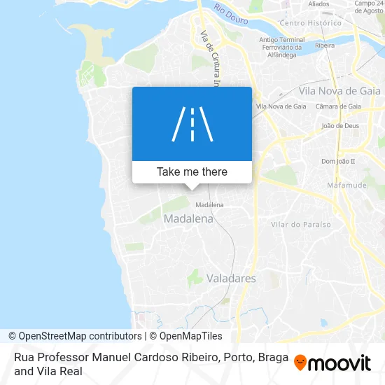 Rua Professor Manuel Cardoso Ribeiro map