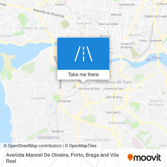 Avenida Manoel De Oliveira map