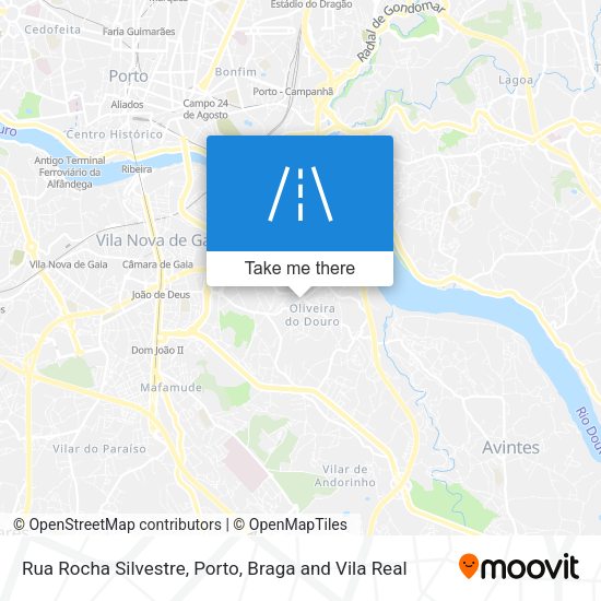 Rua Rocha Silvestre mapa