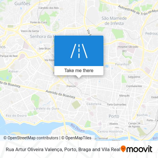 Rua Artur Oliveira Valença map