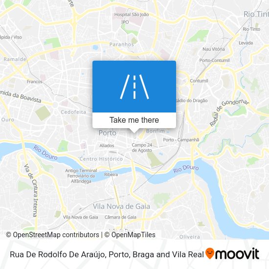 Rua De Rodolfo De Araújo map