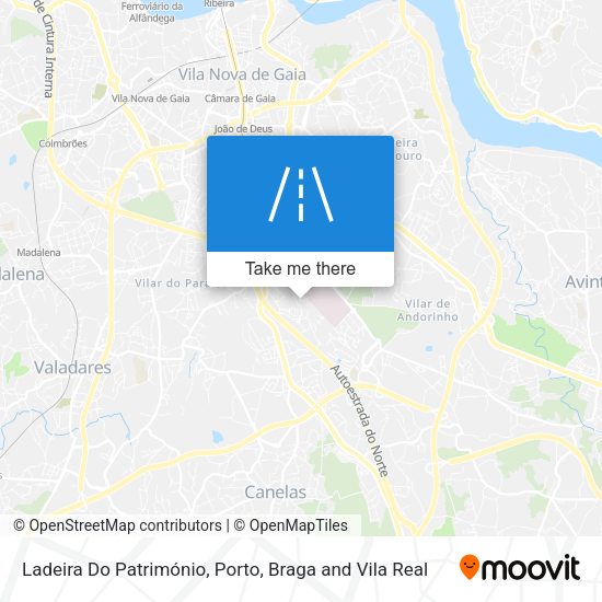 Ladeira Do Património map