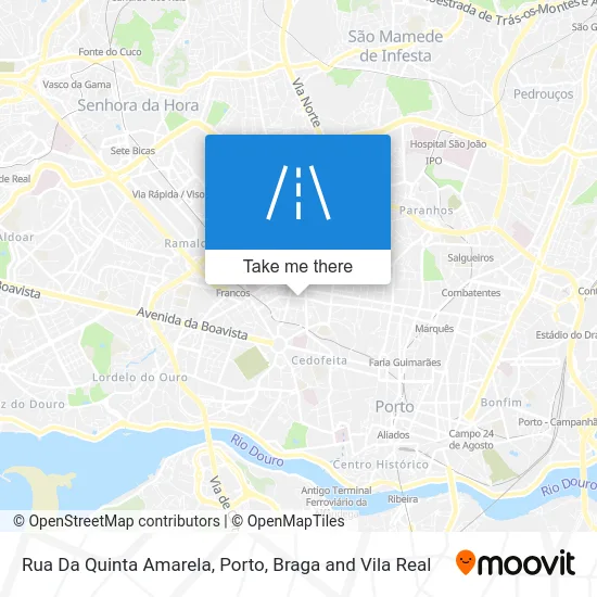 Rua Da Quinta Amarela map