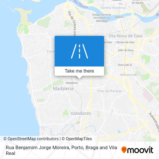 Rua Benjamim Jorge Moreira map