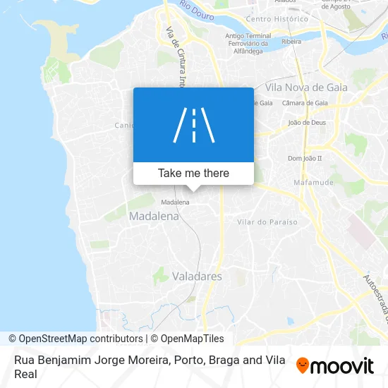 Rua Benjamim Jorge Moreira map