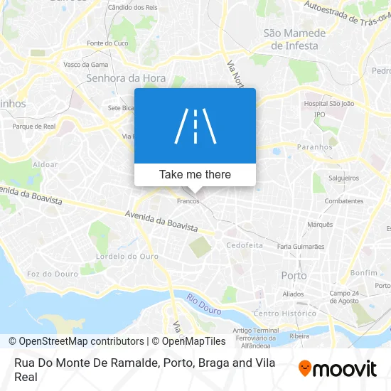 Rua Do Monte De Ramalde map