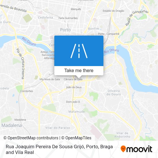 Rua Joaquim Pereira De Sousa Grijó mapa
