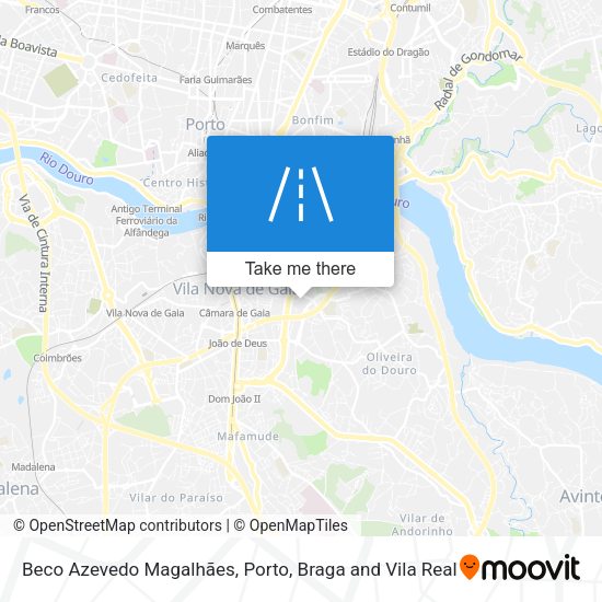 Beco Azevedo Magalhães mapa