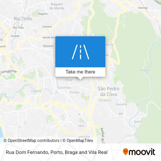 Rua Dom Fernando mapa