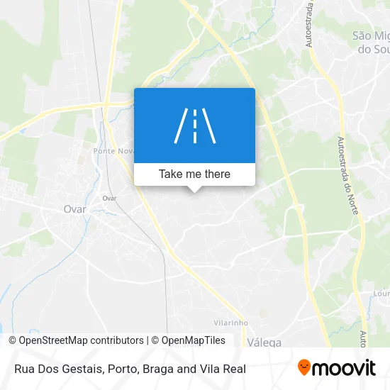 Rua Dos Gestais map