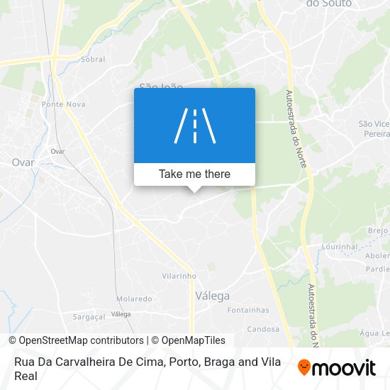 Rua Da Carvalheira De Cima map