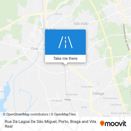 Rua Da Lagoa De São Miguel mapa