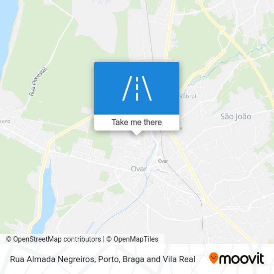 Rua Almada Negreiros mapa