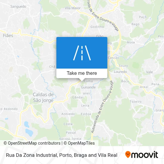 Rua Da Zona Industrial map