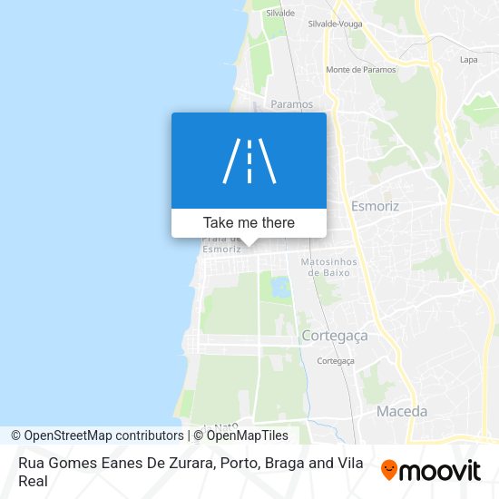 Rua Gomes Eanes De Zurara mapa
