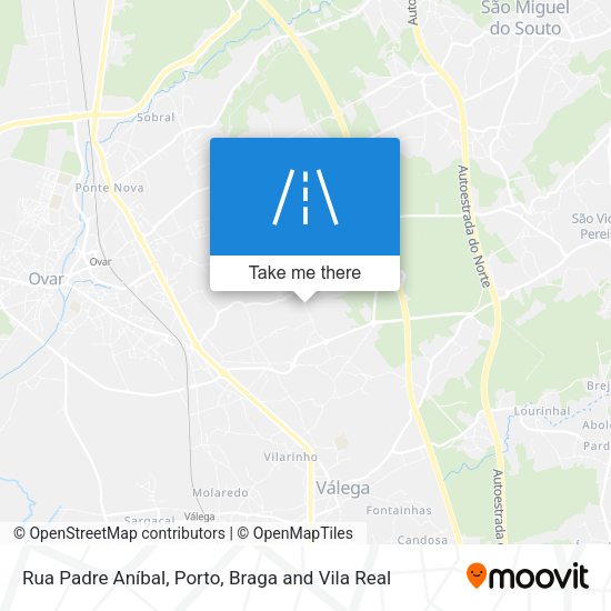 Rua Padre Aníbal map