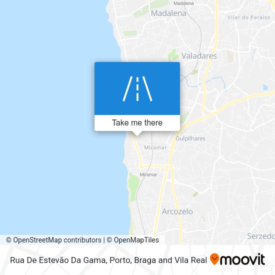 Rua De Estevão Da Gama map