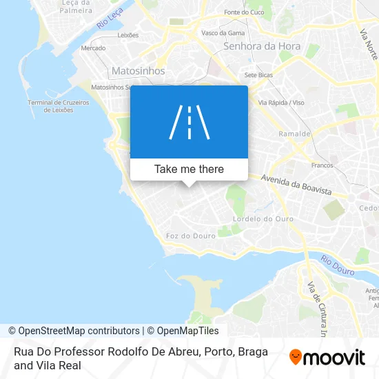 Rua Do Professor Rodolfo De Abreu map