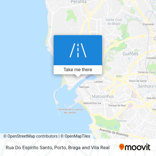 Rua Do Espírito Santo map