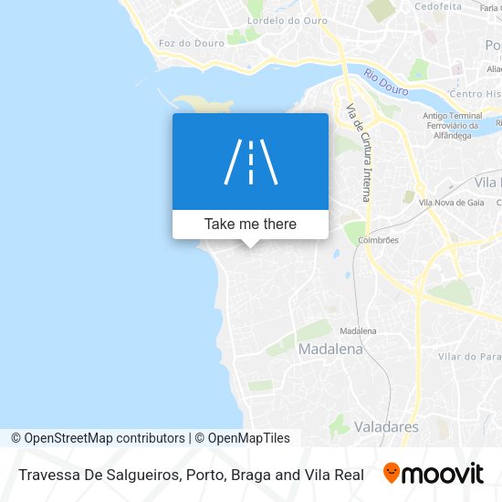 Travessa De Salgueiros mapa