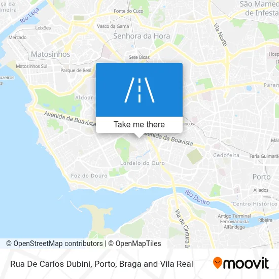 Rua De Carlos Dubini map