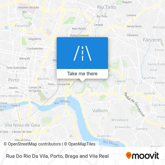 Rua Do Rio Da Vila map