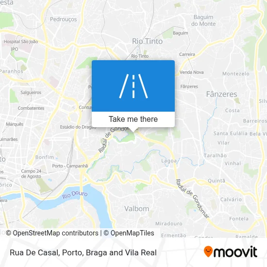 Rua De Casal map