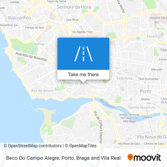 Beco Do Campo Alegre mapa