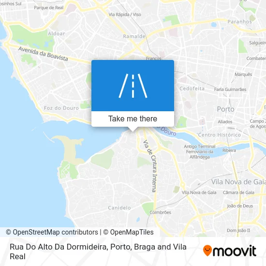 Rua Do Alto Da Dormideira map