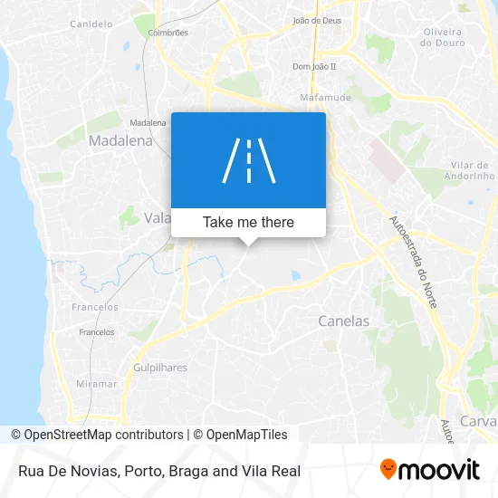 Rua De Novias map