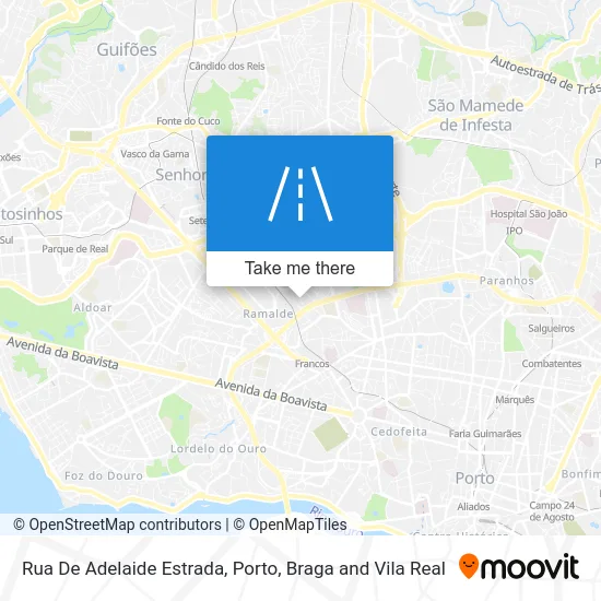 Rua De Adelaide Estrada map