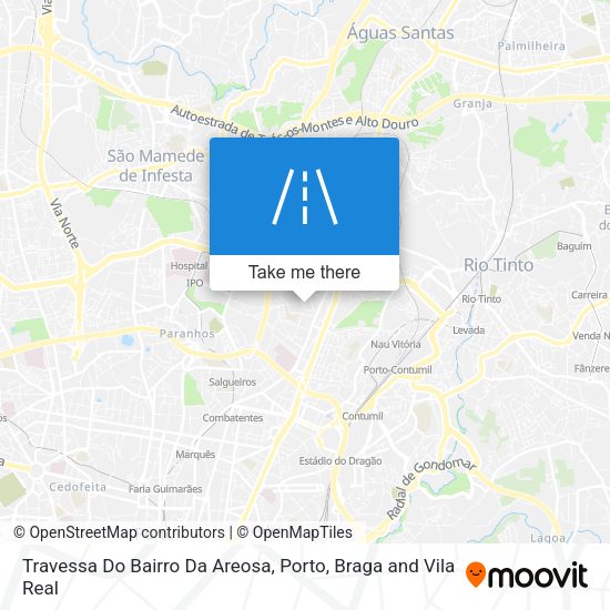 Travessa Do Bairro Da Areosa map