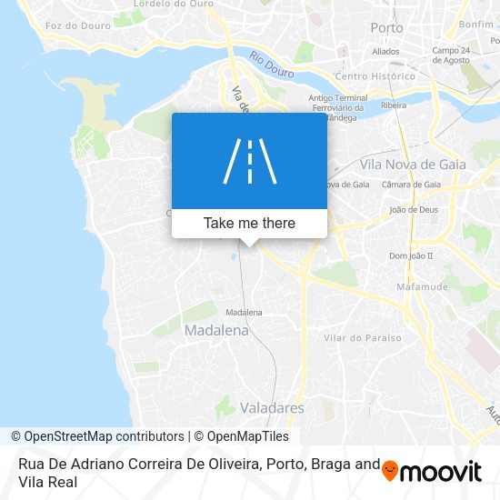 Rua De Adriano Correira De Oliveira map