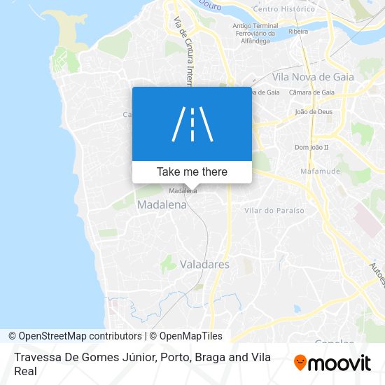 Travessa De Gomes Júnior mapa